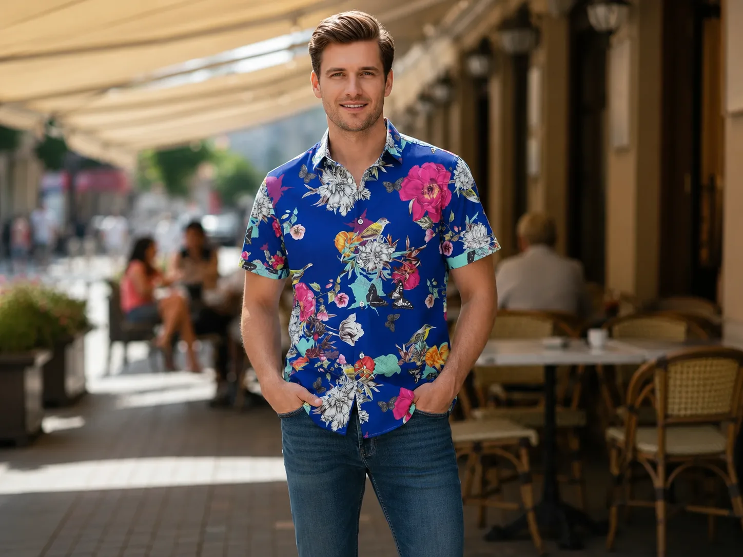 Tavaszi mintás jersey